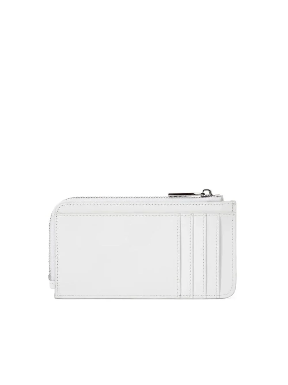 BRANDON BLACKWOOD Dreux White Large Clutch Zip Wallet NEW NWT